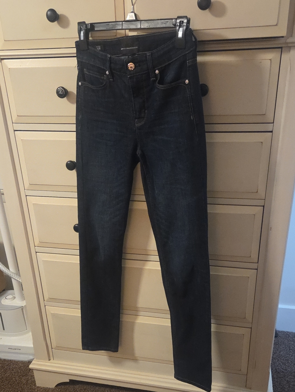 White House Black Market Dark Blue Slim Leg Jeans